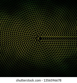 Dark Green, Yellow vector texture with circles. Modern abstract illustration with colorful circle shapes. Design for your commercials.