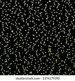 Dark Green, Yellow vector texture with beautiful stars. Colorful illustration in abstract style with gradient stars. Theme for cell phones.