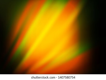 Dark Green, Yellow vector texture with colored lines. Blurred decorative design in simple style with lines. Smart design for your business advert.