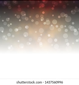 Dark Green, Yellow vector texture with circles. Abstract decorative design in gradient style with bubbles. Pattern for websites, landing pages.