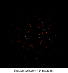Dark Green, Yellow vector texture with beautiful stars. Shining colorful illustration with small and big stars. Theme for cell phones.