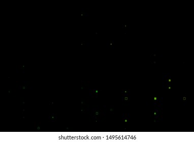 Dark Green, Yellow vector texture with rectangular style. Beautiful illustration with rectangles and squares. Smart design for your business advert.