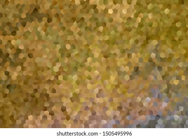Dark Green, Yellow vector texture with colorful hexagons. Abstract illustration with colorful hexagons. New template for your brand book.