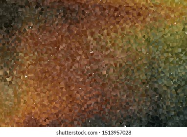Dark Green, Yellow vector texture in rectangular style. Glitter abstract illustration with rectangular shapes. Pattern for busines ad, booklets, leaflets