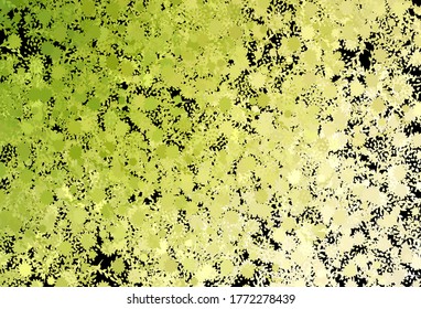 Dark Green, Yellow vector texture with abstract forms. Decorative design in abstract style with random forms. Simple design for your web site.