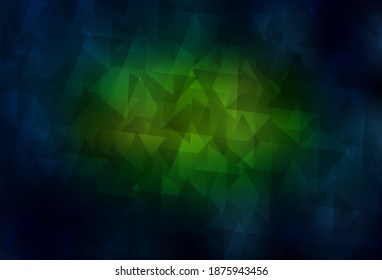 Dark Green, Yellow vector texture in rectangular style. Rectangles on abstract background with colorful gradient. Pattern can be used for websites.