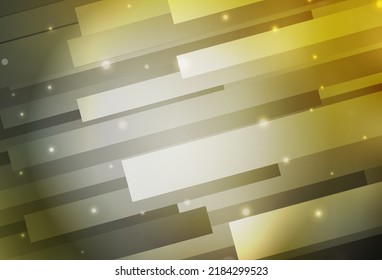 Dark Green, Yellow vector texture in rectangular style. Beautiful illustration with rectangles and squares. Pattern for busines ad, booklets, leaflets