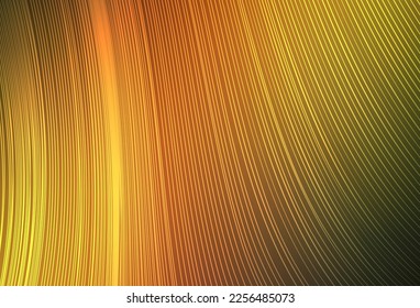Dark Green, Yellow vector texture with colored lines. Modern geometrical abstract illustration with Lines. Smart design for your business advert.