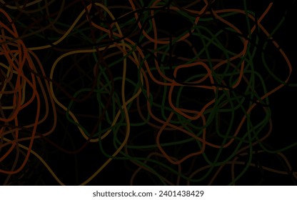 Dark Green, Yellow vector texture with abstract forms. Simple colorful illustration with abstract gradient shapes. Best smart design for your business.