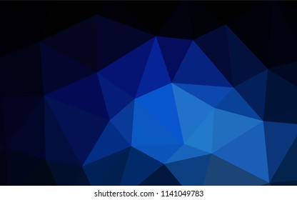 Dark Green, Yellow vector triangle mosaic cover. Shining colorful illustration with triangles. Brand new style for your business design.