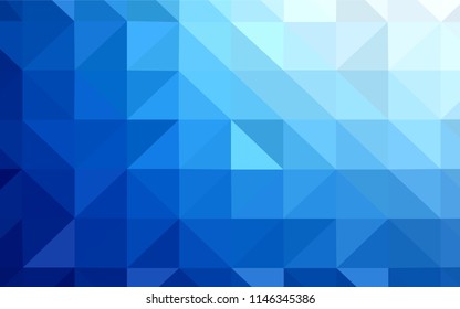 Dark Green, Yellow vector triangle mosaic cover. Creative geometric illustration in Origami style with gradient. Pattern for a brand book's backdrop.