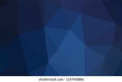 Dark Green, Yellow vector triangle mosaic texture. A completely new color illustration in a polygonal style. Triangular pattern for your design.
