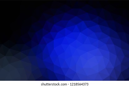 Dark Green, Yellow vector triangle mosaic texture. A completely new color illustration in a polygonal style. Brand new design for your business.