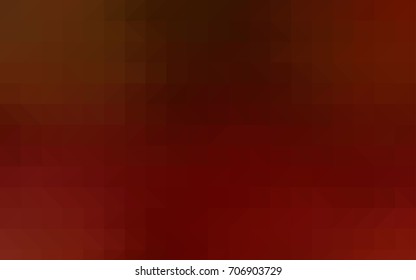 Dark Green, Yellow vector triangle mosaic template. An elegant bright illustration with gradient. The polygonal design can be used for your web site.