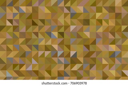 Dark Green, Yellow vector triangle mosaic background. A completely new color illustration in a vague style. The template can be used as a background for cell phones.