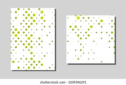 Dark Green, Yellowvector cover for Envelopes. Abstract booklet on colored background with gradient. Pattern can be used as a template for calendars.