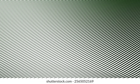 Dark green zig stripes abstract background for backdrop or fabric style
