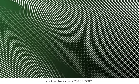 Dark green zig stripes abstract background for backdrop or fabric style