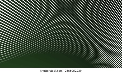 Dark green zig stripes abstract background for backdrop or fabric style