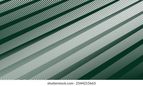 Dark Green zig zag pattern stripes line abstract background