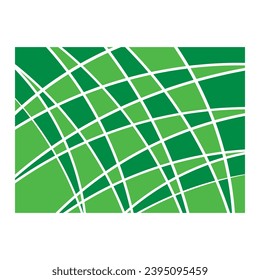 fondo de doodle verde claro oscuro. fondo de rayas geométricas dibujado a mano