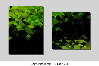 Dark Greenvector banner for websites. Modern abstract design concept with colorful gradient. Completely new template for your brand book.