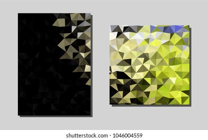 Dark Greenvector banner for websites. Web interface on abstract background with colorful gradient. Completely new template for your brand book.
