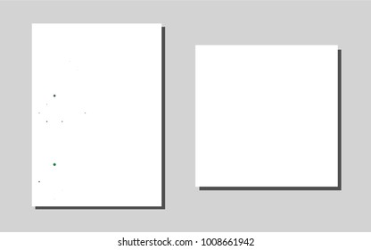 Dark Greenvector brochure for ui, ux design. Modern abstract design concept with colorful gradient. New design for a poster, banner of your website.