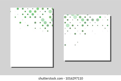 Dark Greenvector brochure for ui, ux design. Web interface on abstract background with colorful gradient. The pattern can be used for any ad, booklets.