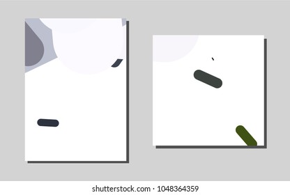 Dark Greenvector cover for Envelopes. Blurred decorative design in abstract style with textbox. Pattern for ads, leaflets, labels of your business.
