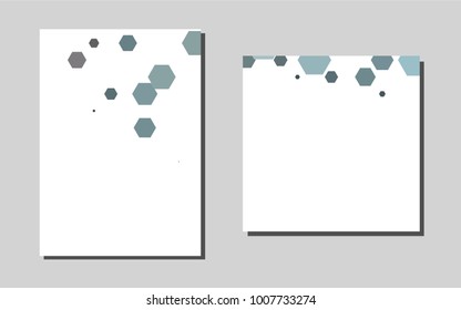 Dark Greenvector template for landing pages. Web interface on abstract background with colorful gradient. Completely new template for your brand book.