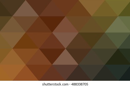 Dark green-yellow abstract polygonal pattern. A vague abstract illustration with gradient. The completely new template can be used for your brand book. Dark green-yellow abstract polygonal pattern. A vague abstract illustration with gradient. The completely new template can be used for your brand book.