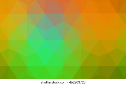 Dark green-yellow polygonal background. Creative illustration in halftone style with gradient. A new texture for your design. Dark green-yellow polygonal background. Creative illustration in halftone style with gradient. A new texture for your design.