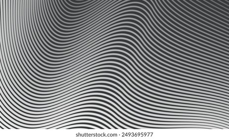 Dark grey abstract background with curve line for backdrop or presentation