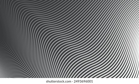 Fondo abstracto gris oscuro con la línea de la curva para el fondo o la presentación