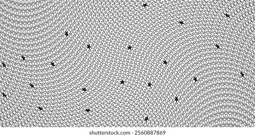 Dark grey abstract horizontal wide banner with hexagonal carbon fiber grid and white orange glowing stripes