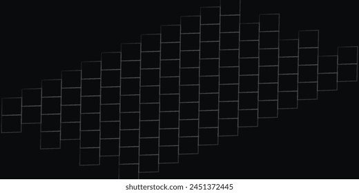 Dark grey abstract wide horizontal banner with hexagon carbon fiber grid and orange luminous lines.