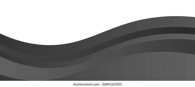 Dunkelgraues abstraktes breites horizontales Banner mit sechseckigen Kohlefasergittern und orangefarbenen Leuchtlinien. Technologie-Vektorhintergrund mit orangefarbenen Neonlinien