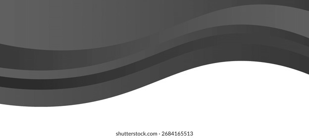 Dark grey abstract wide horizontal banner with hexagon carbon fiber grid and orange luminous lines. Technology vector background with orange neon lines