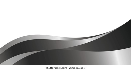 Anuncio Horizontal ancho abstracto gris oscuro con rejilla hexagonal de fibra de carbono y líneas luminosas naranjas. Fondo de Vector de Tecnología con líneas de neón naranja