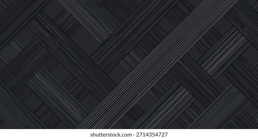 Fondo de textura tejida Abstractas gris oscuro con rayas paralelas