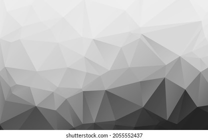 Dark grey background, modern dark low poly effect with abstract gradient for backdrop.