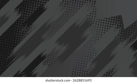 Fondo de textura grunge degradado gris oscuro y negro. con semitono