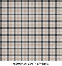 Dark Grey, Caramel and Beige Lumberjack plaid seamless pattern.Texture from rhombus/squares for-plaid,tablecloths, clothes, shirts, dresses, paper, bedding, blankets and other textile products.