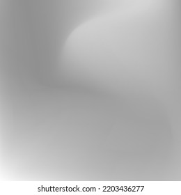Dunkelgraues Fluid Silber Weich schwenken Gradient Mesh. Calm Blurred Dynamic Curve Design Pic. einfarbiger, wasserweicher, metallischer Farbverlauf-Hintergrund aus Aluminium. Sky Light Liquid Soft Tapete.