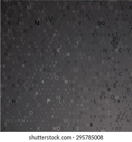 Dark grey font abstract background
