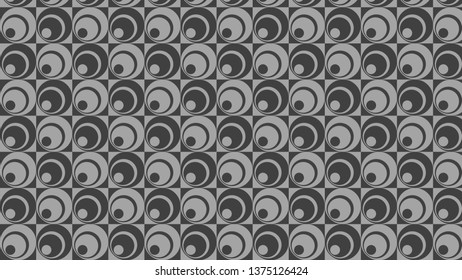 Dark Grey Geometric Circle Background Pattern Image