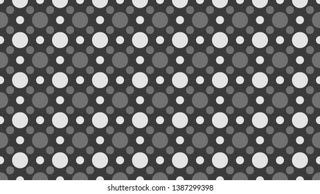 Dark Grey Geometric Circle Background Pattern