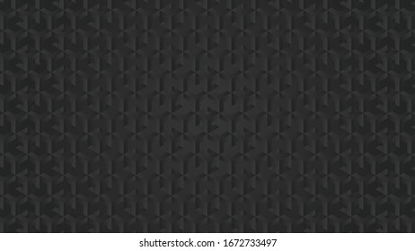 Dark Grey Geometric Polygon Textures Vector Background Black Minimal