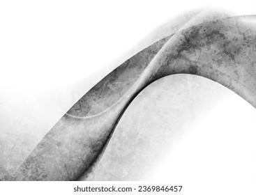 Olas grises grisáceas y oscuras abstractas de fondo elegante. Diseño de vectores